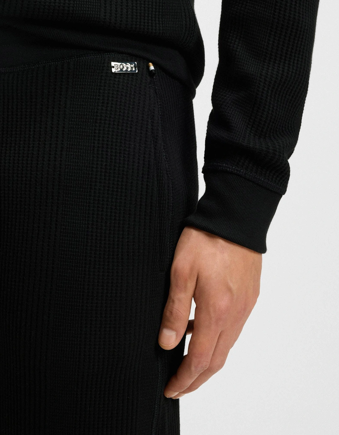 BOSS Orange Structure Mens Loungewear Pants - Black 001