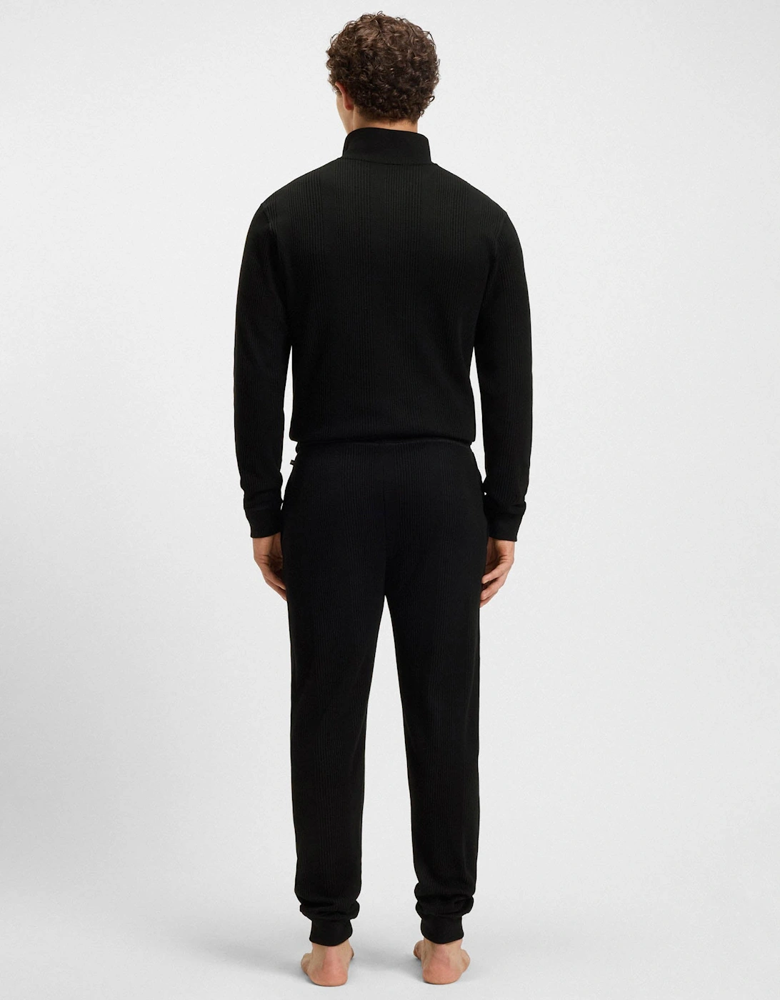 BOSS Orange Structure Mens Loungewear Pants - Black 001