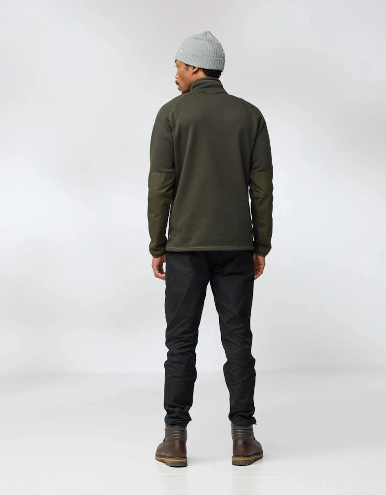 Ovik Mens Half Zip Fleece - Deep Forest 662