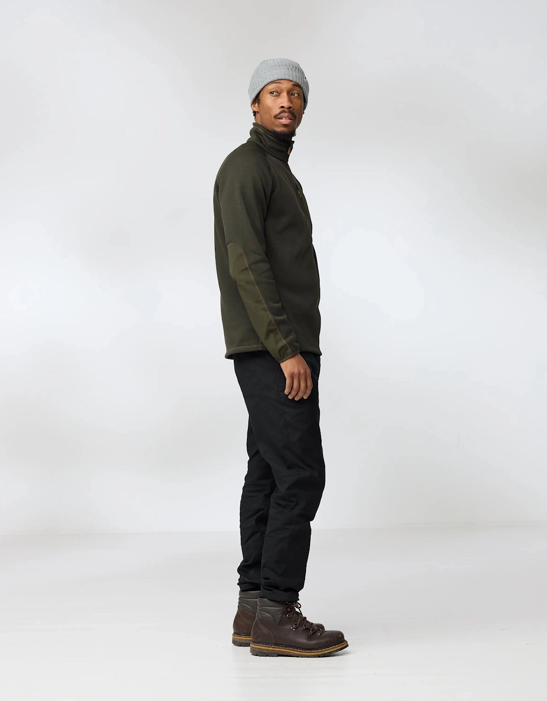 Ovik Mens Half Zip Fleece - Deep Forest 662
