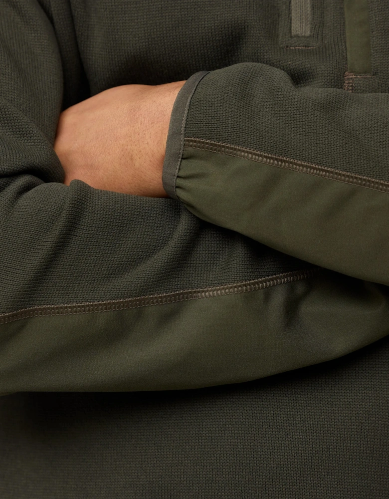Ovik Mens Half Zip Fleece - Deep Forest 662