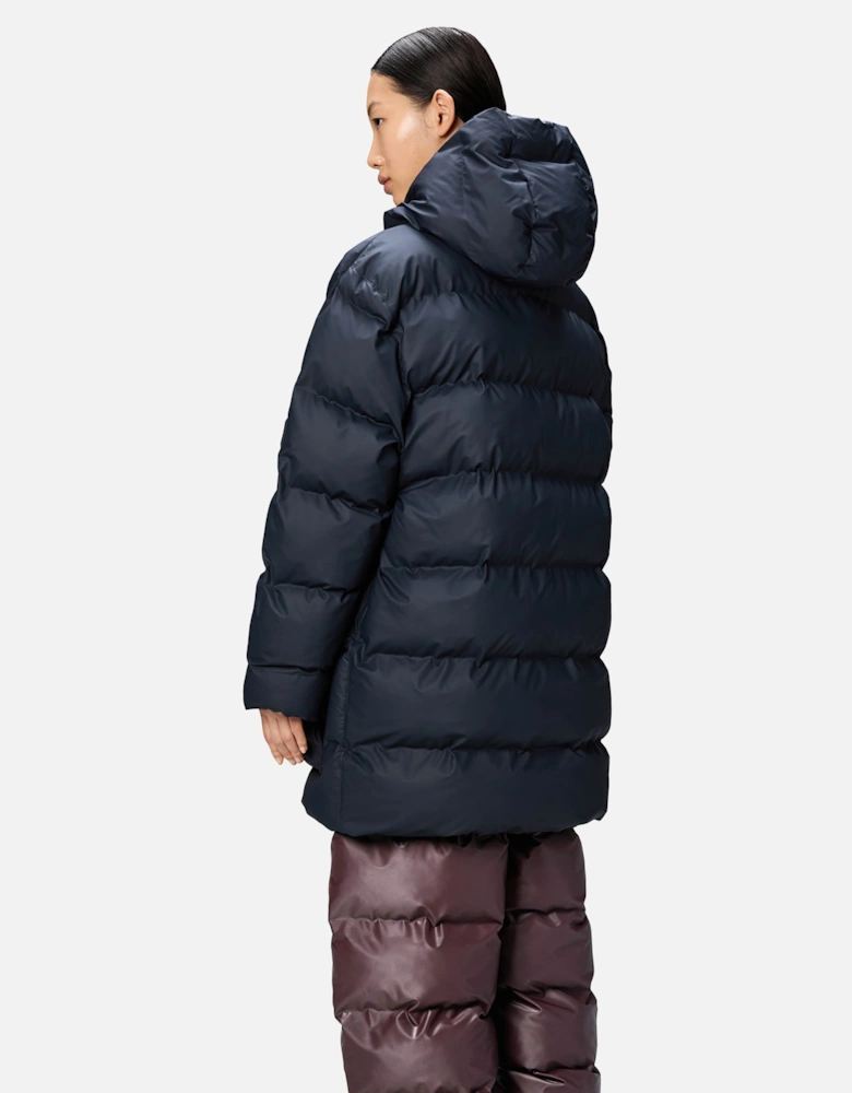 Alta Long Puffer Cargo Jacket - 47 Navy