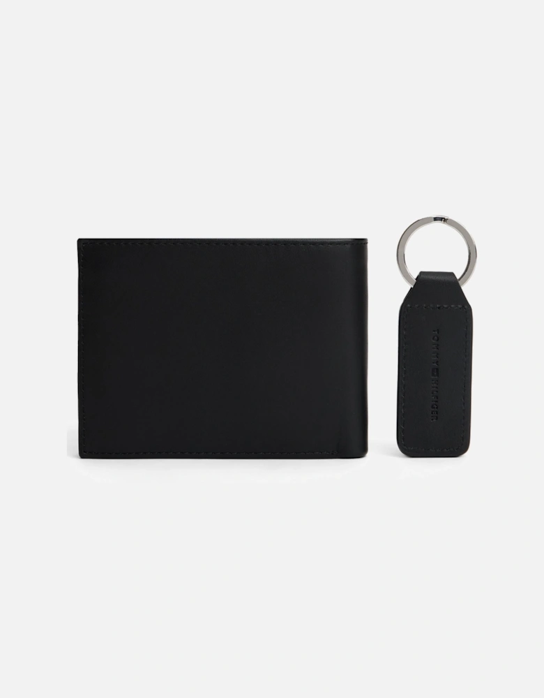 Eton Wallet and Key Fob Gift Set - Black