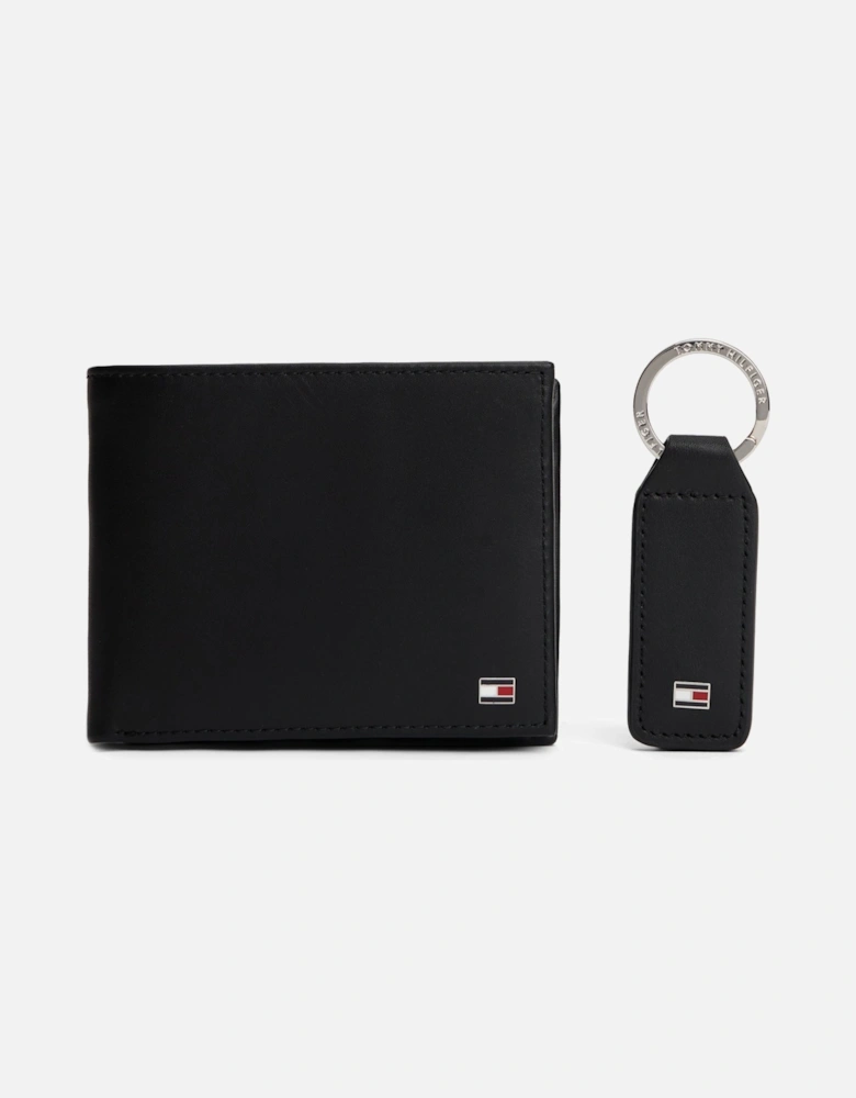 Eton Wallet and Key Fob Gift Set - Black