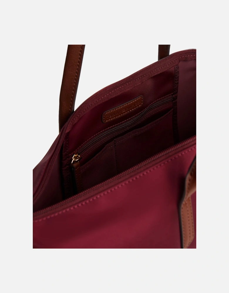 Popette Womens Tote Bag - Deep Rouge