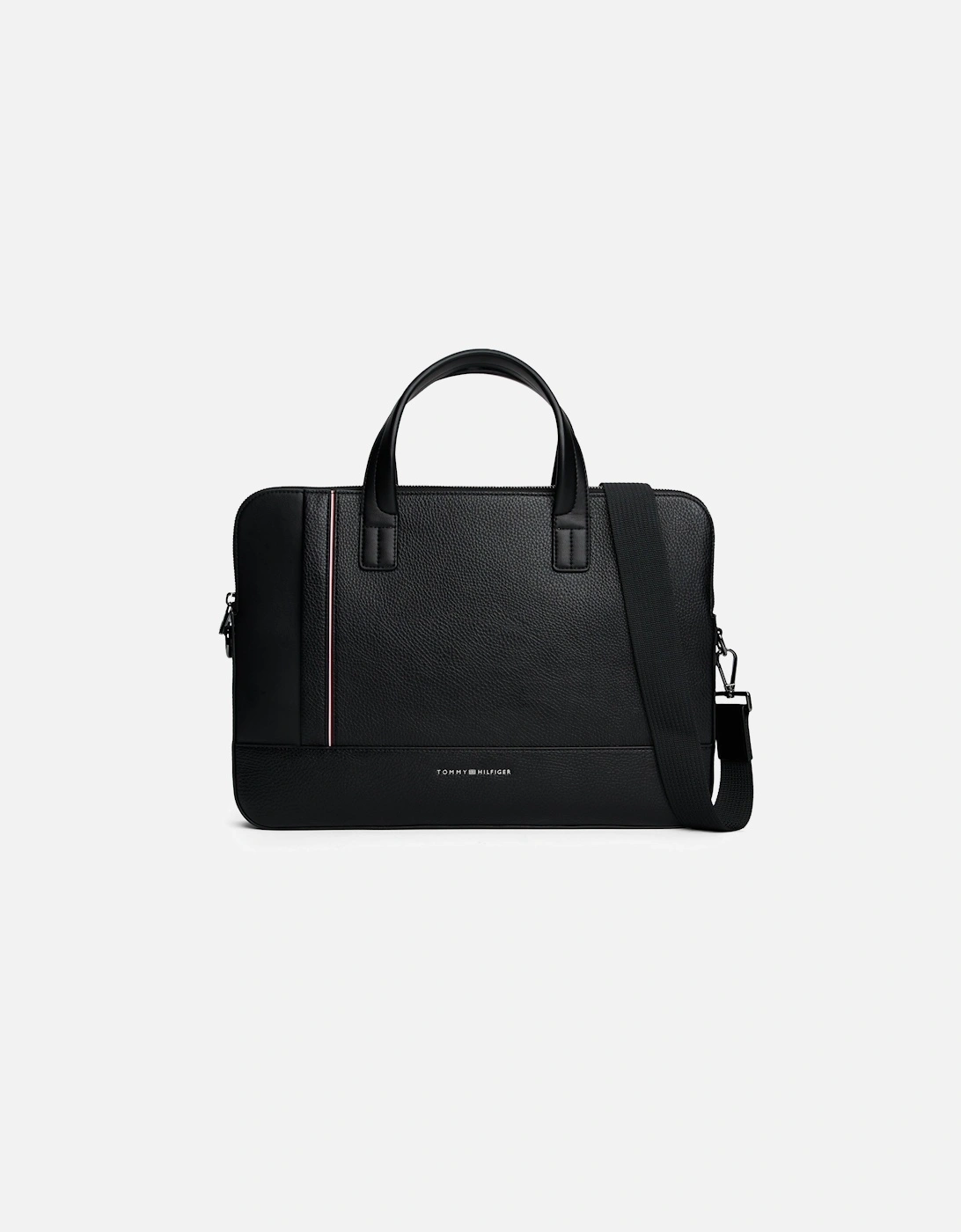 TH Central Mens Slim Computer Bag - Black