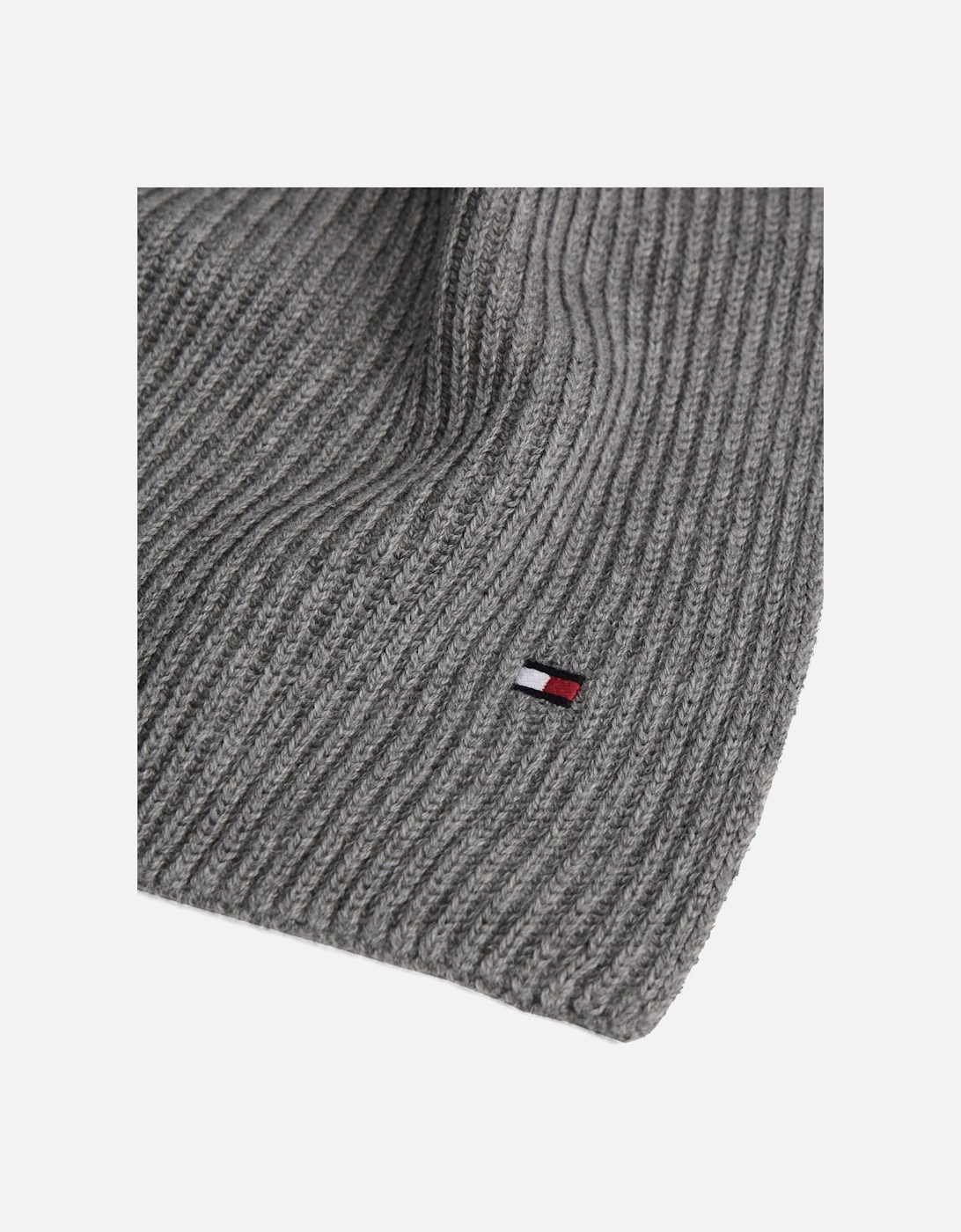 TH Flag Mens Pima Cotton Scarf - Mid Grey Heather
