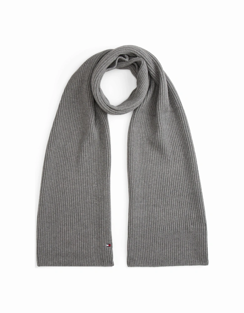 TH Flag Mens Beanie & Scarf Gift Set - Mid Grey Heather