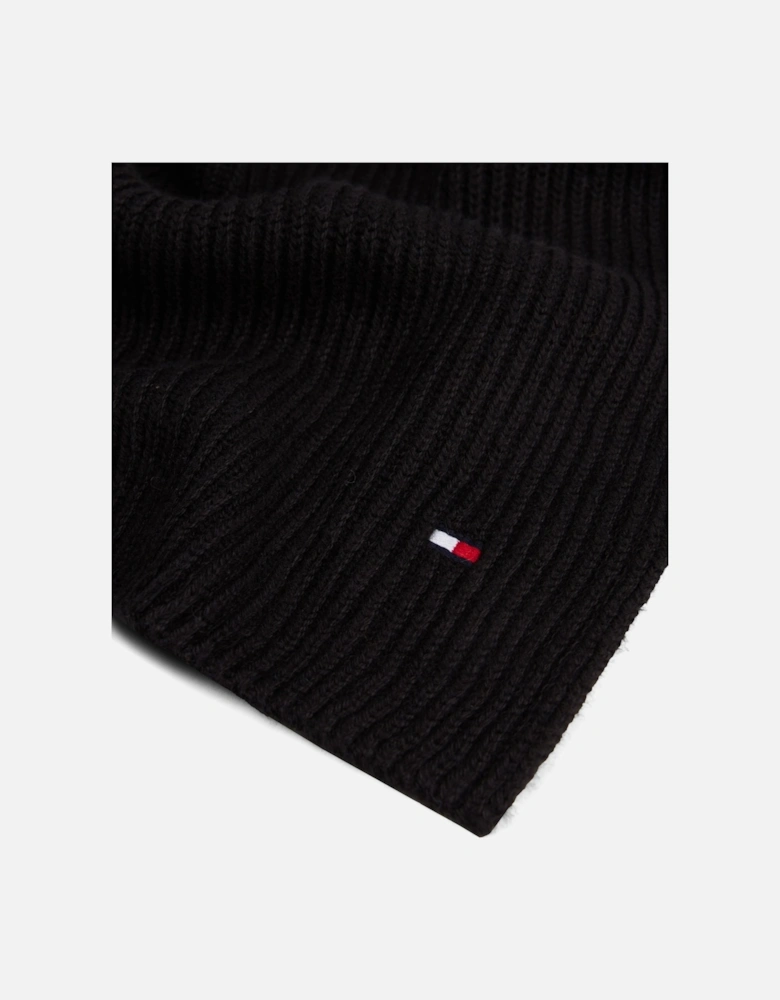 TH Flag Mens Pima Cotton Scarf - Black