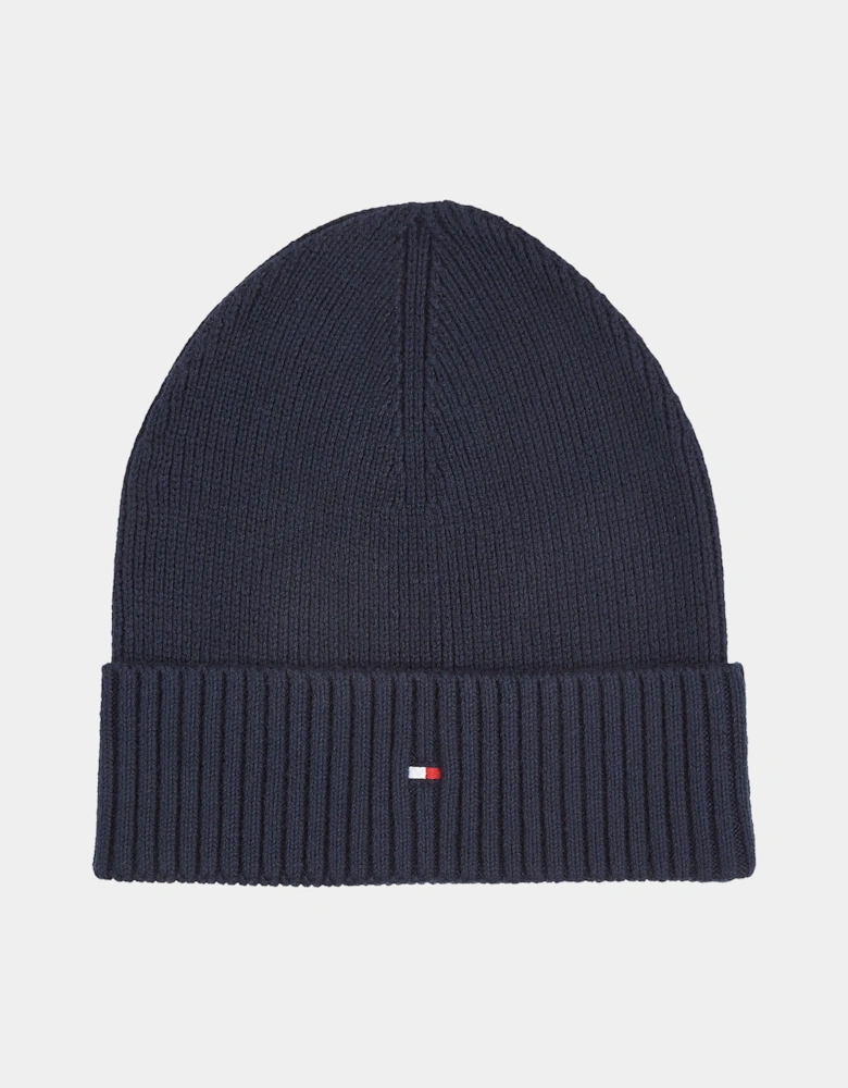 TH Flag Mens Pima Cotton Beanie - Space Blue
