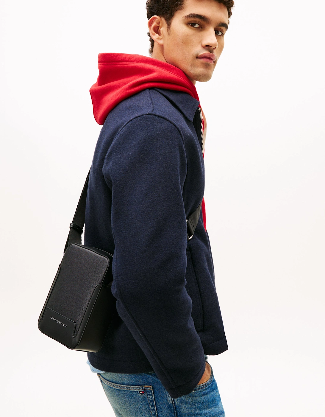 TH Modern Mini Mens Reporter Bag - Black, 6 of 5
