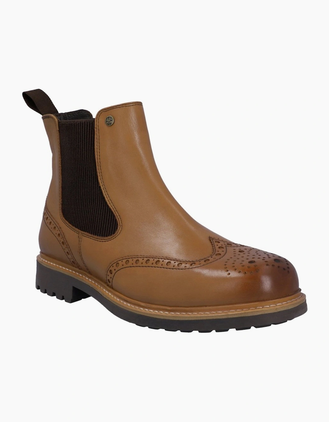 Hunter Men's Brown Cawdor Dealer Brogue Boots - Size: 7