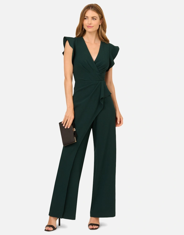 Crepe Overlay Jumpsuit