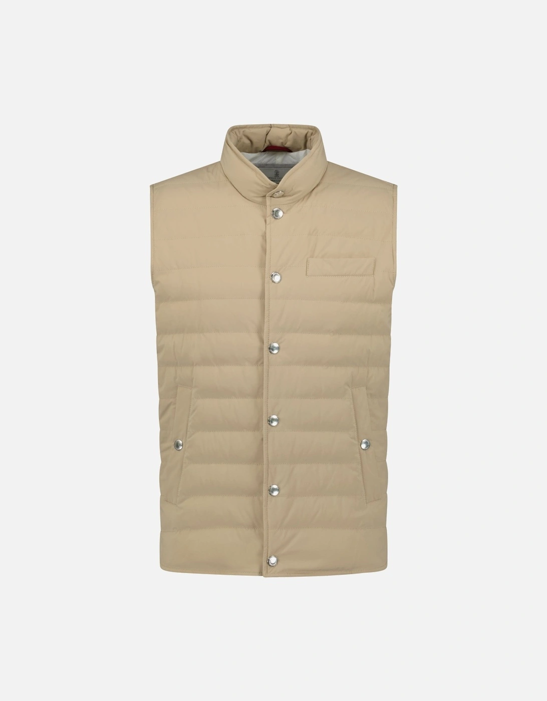 Button-Up Down Gilet Beige, 7 of 6