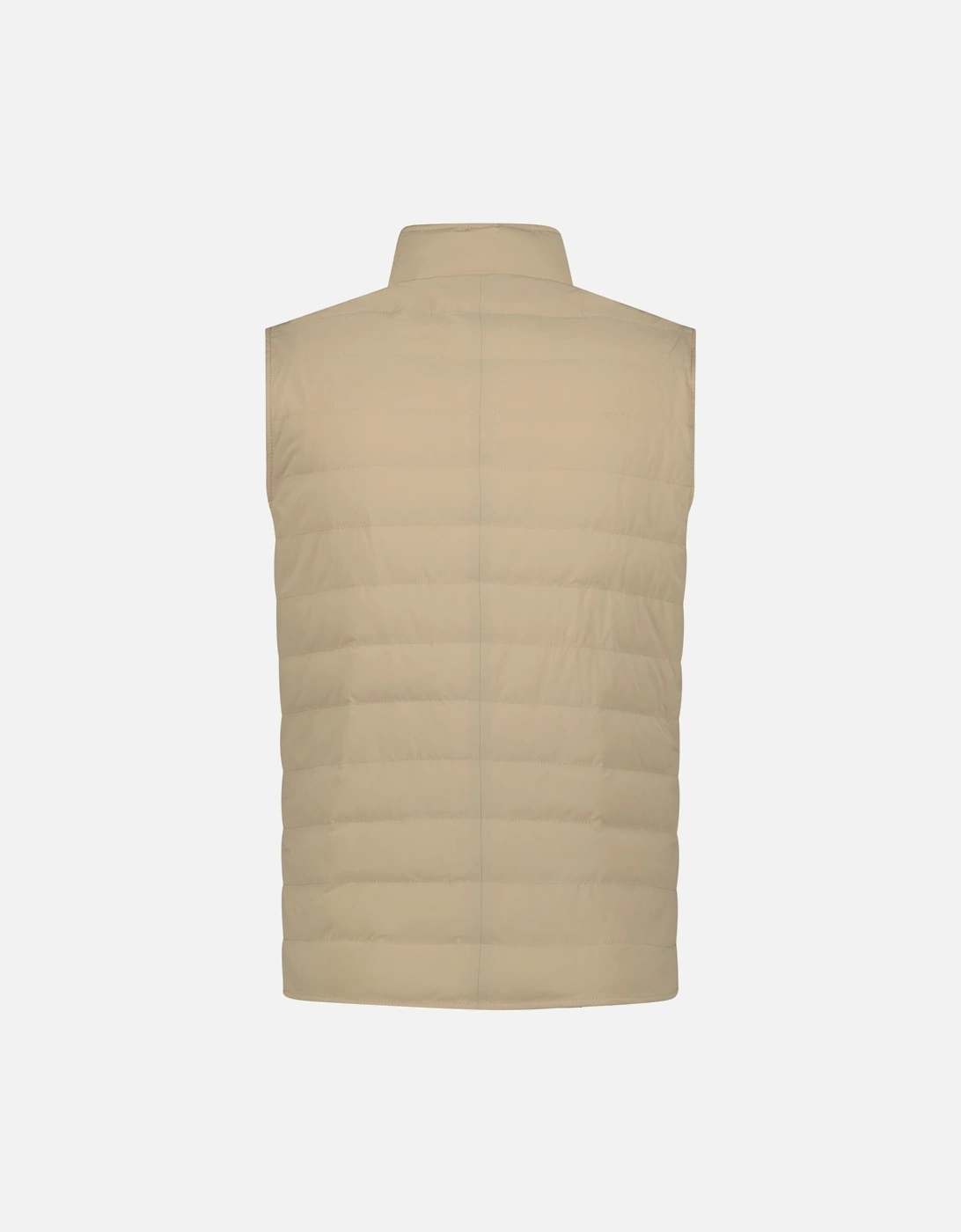 Button-Up Down Gilet Beige