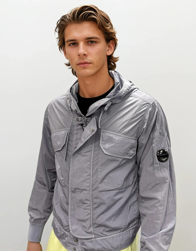 Chrome R Hooded Lens Jacket Lavender Violet