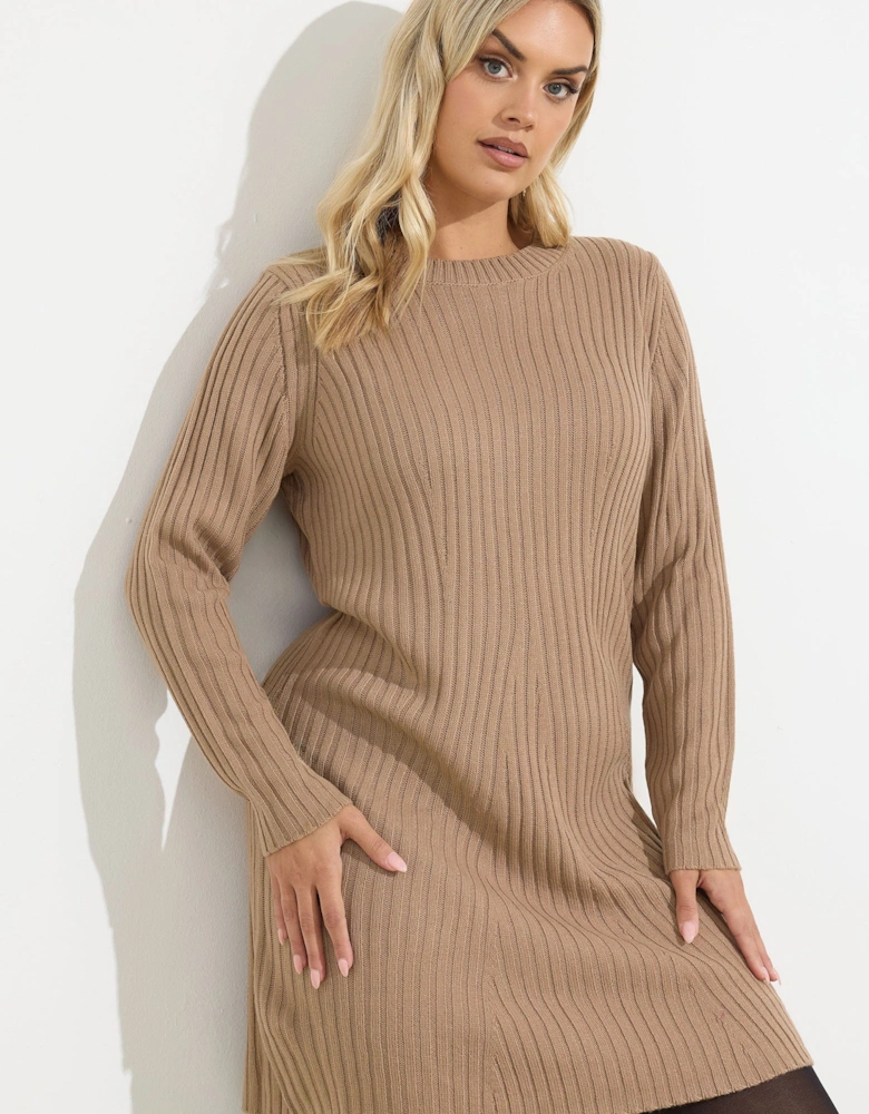Ribbed Jumper Dress