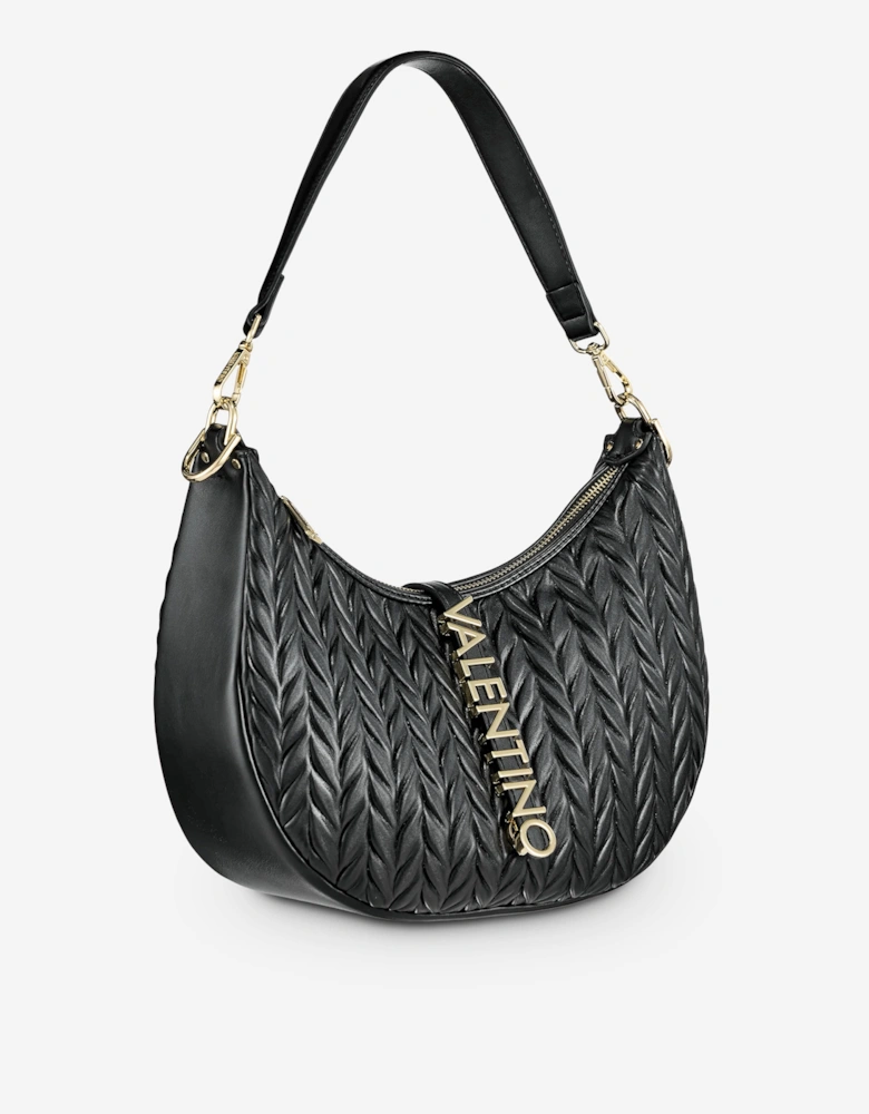 Fania Re Shoulder Bag in Black (28cm)