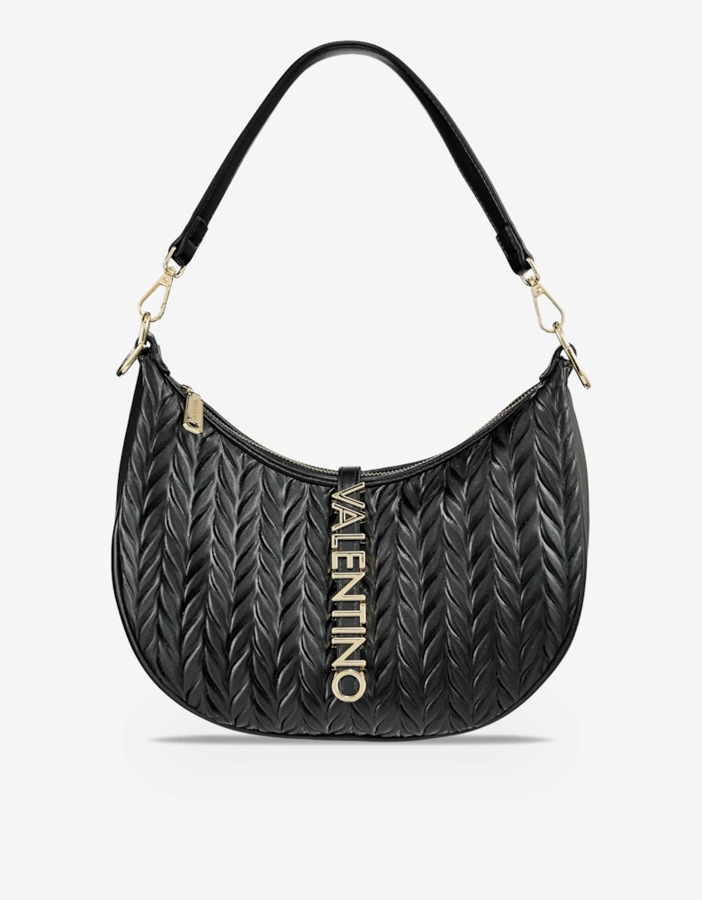 Fania Re Shoulder Bag in Black (28cm)
