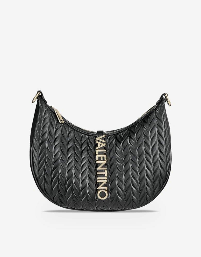 Fania Re Shoulder Bag in Black (28cm)