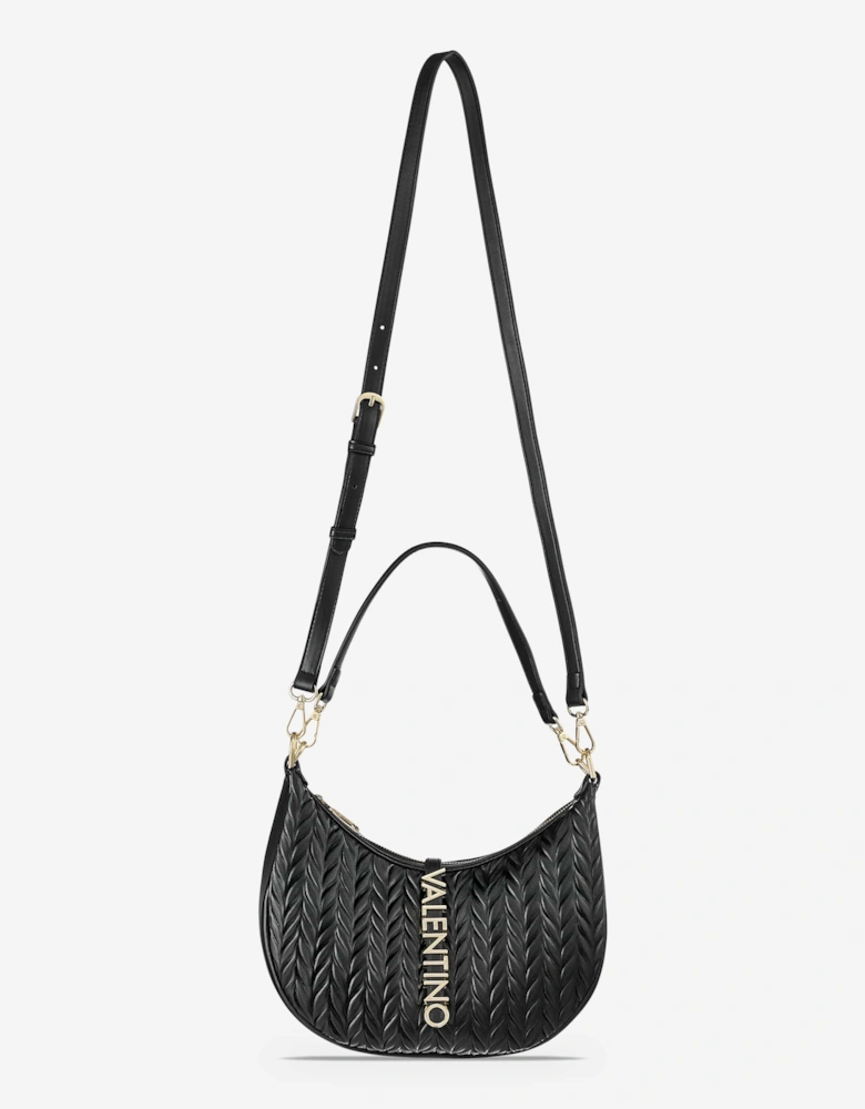 Fania Re Shoulder Bag in Black (28cm)