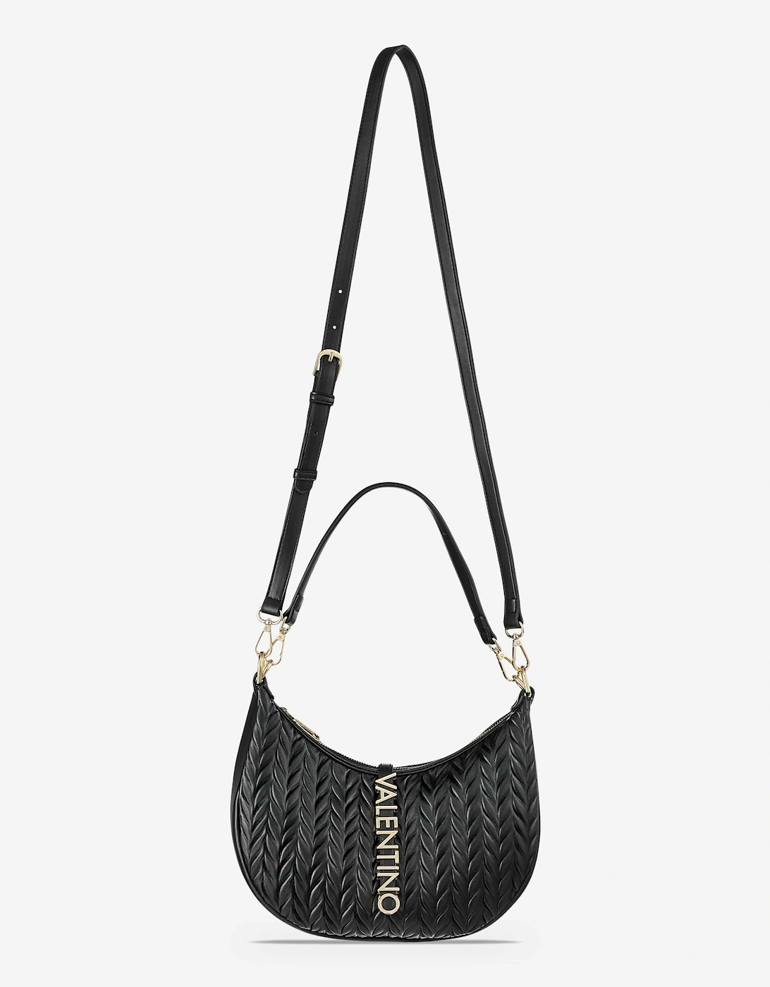 Fania Re Shoulder Bag in Black (28cm)