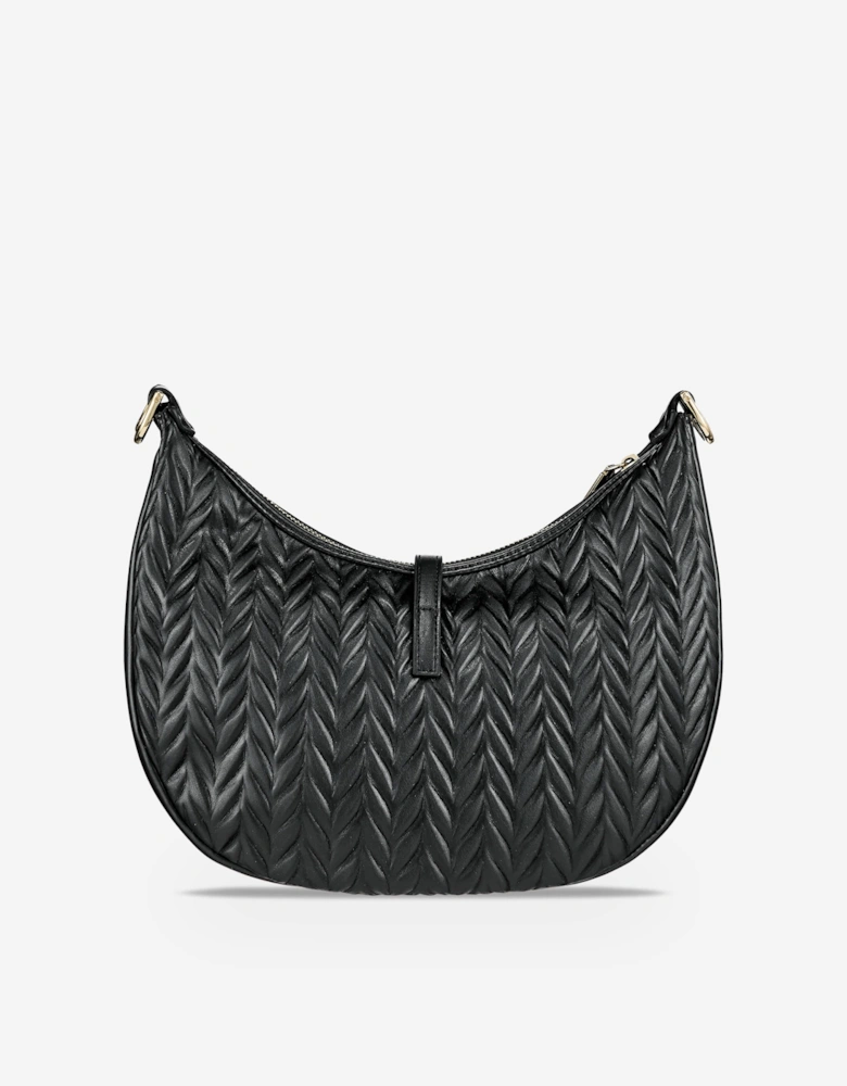 Fania Re Shoulder Bag in Black (28cm)