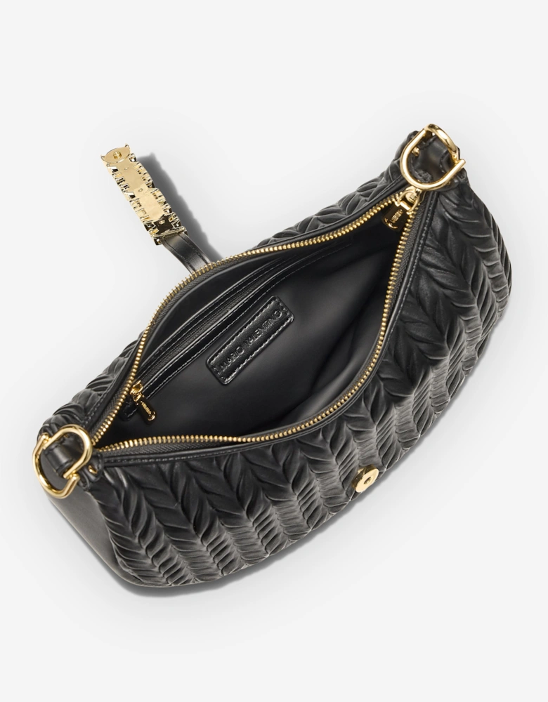Fania Re Shoulder Bag in Black (28cm)