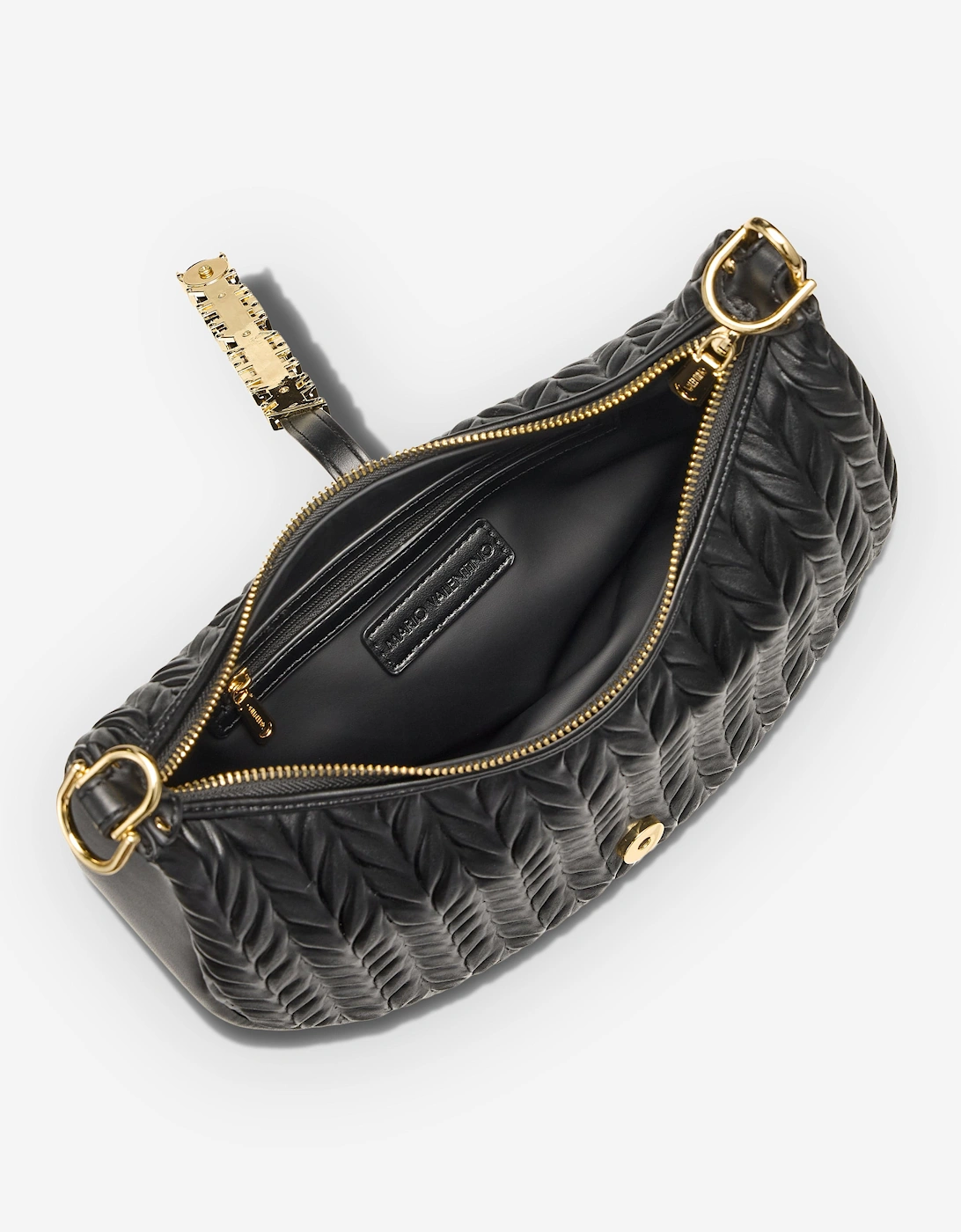 Fania Re Shoulder Bag in Black (28cm)