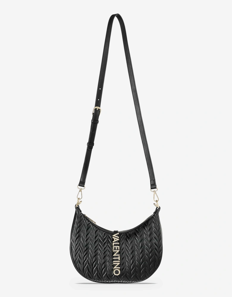 Fania Re Shoulder Bag in Black (28cm)