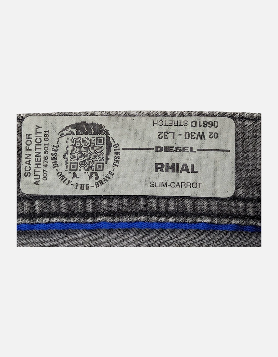RHIAL 0681D Mens Denim Jeans Slim Fit