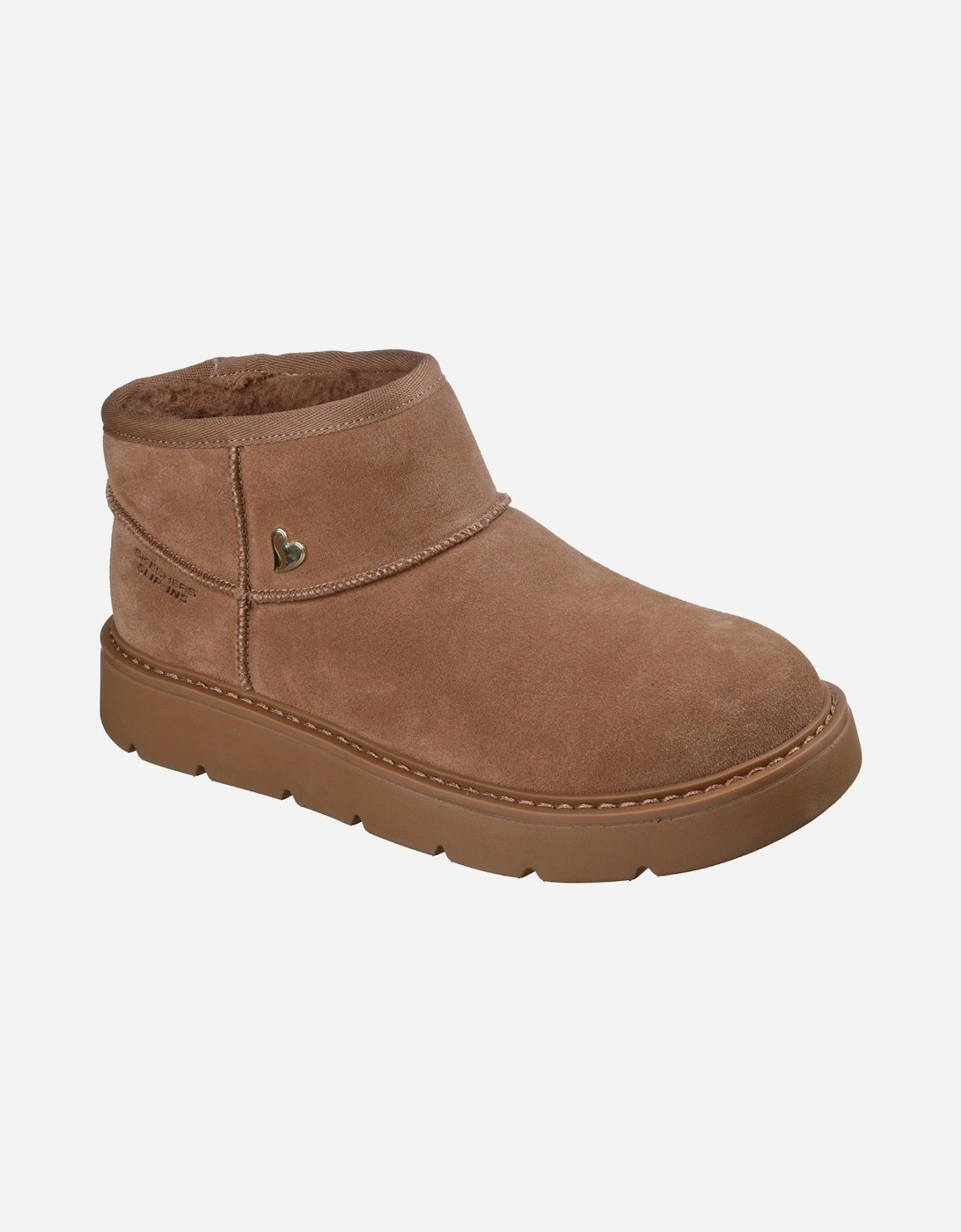 Womens Cozy Mini Boot Slip-ins Mule, 2 of 1