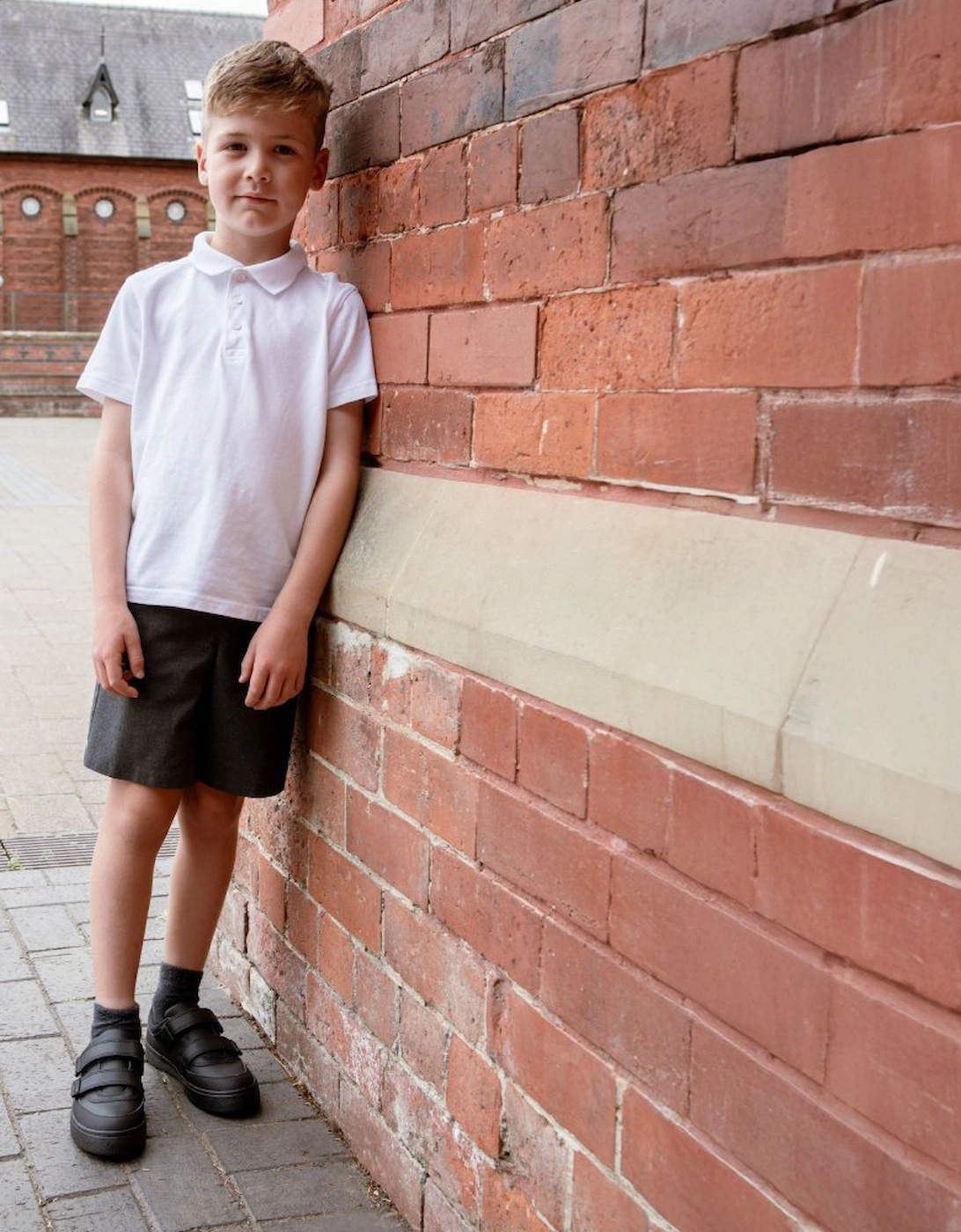 Tovni Scuff Lo Boys School Shoes