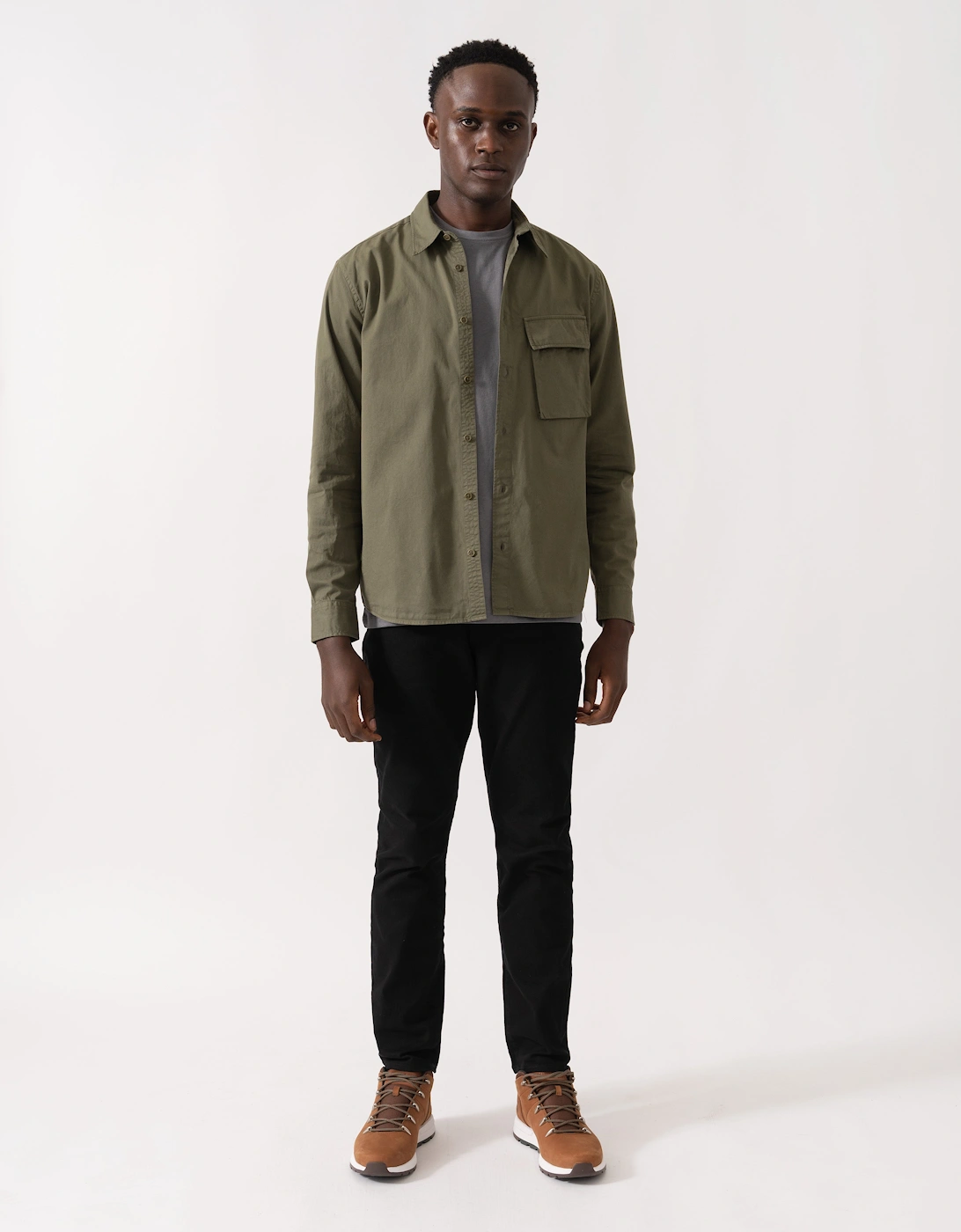 Scale Mens Shirt - True Olive