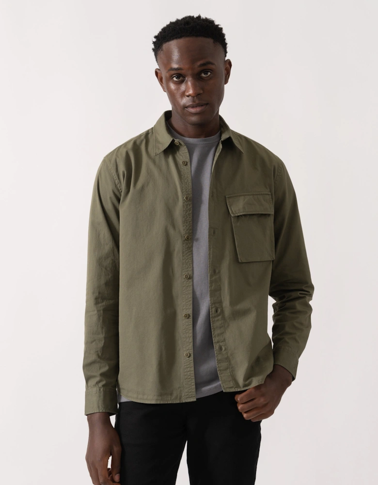 Scale Mens Shirt - True Olive