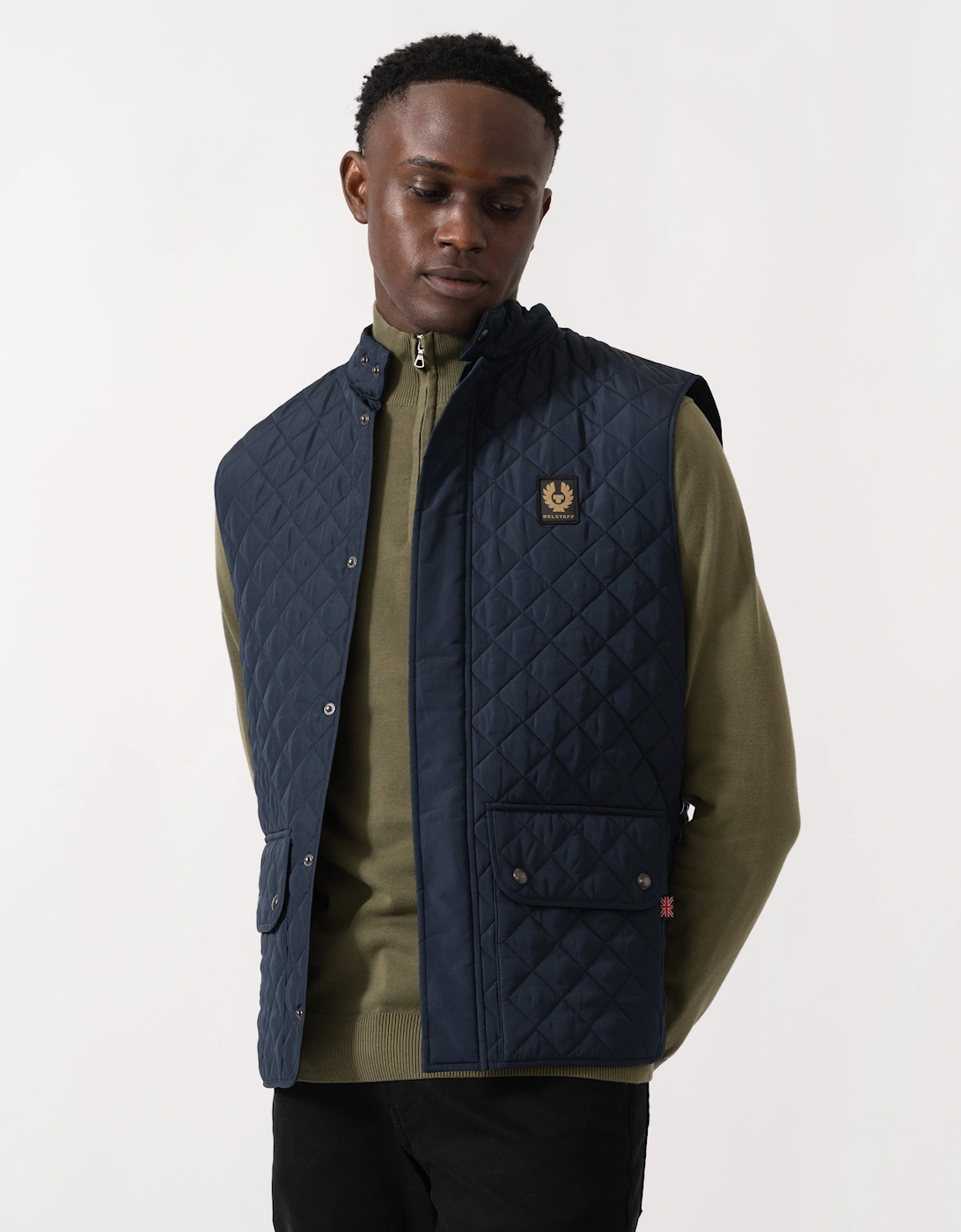 Belstaff Men's Navy Icon Gilet - Dark Ink  40