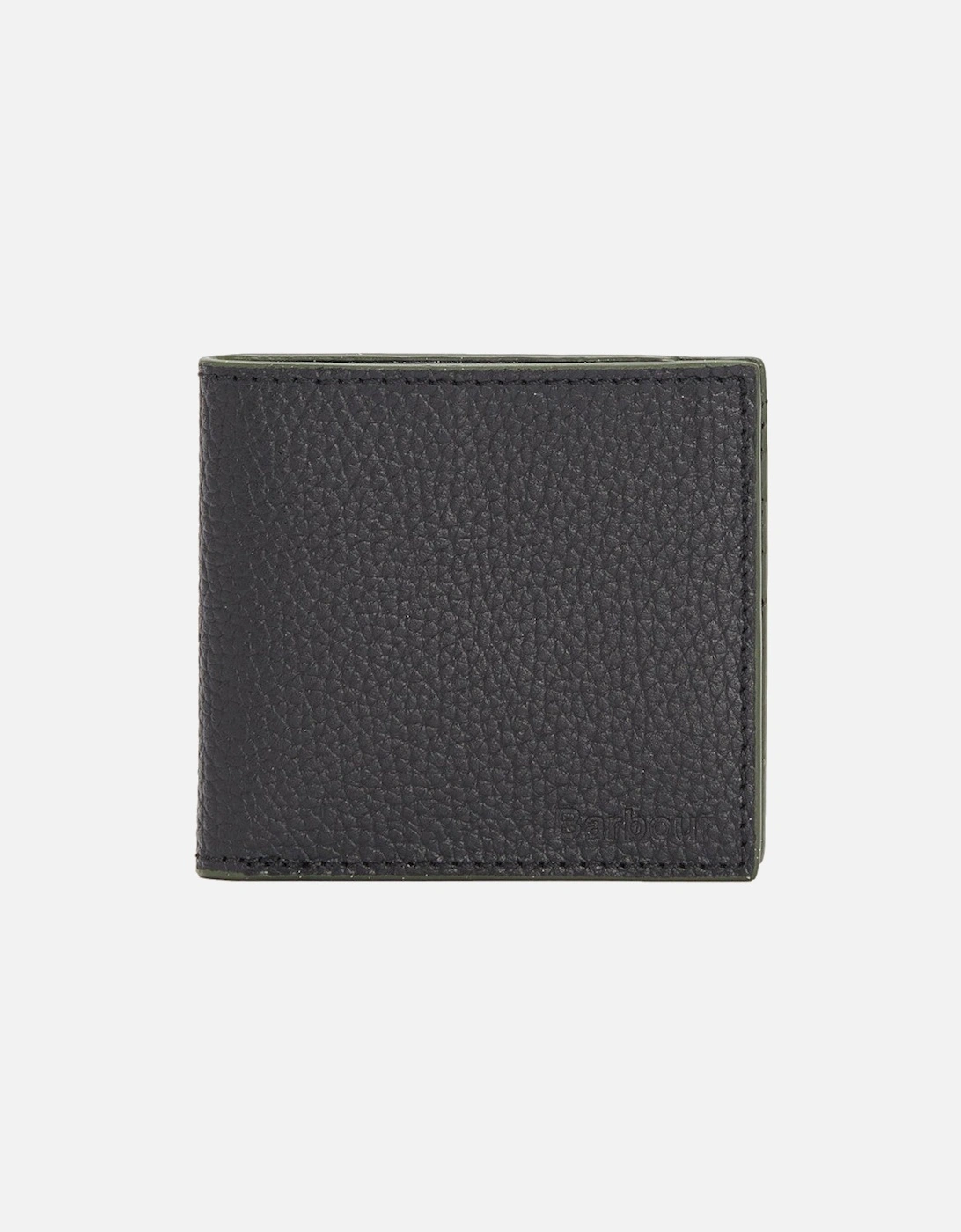 Grain Billfold Leather Wallet BK11 Black, 5 of 4