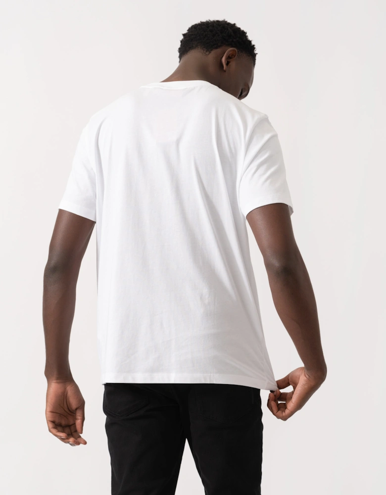 HUGO Dobero Mens Graphic Print T-Shirt - White 100