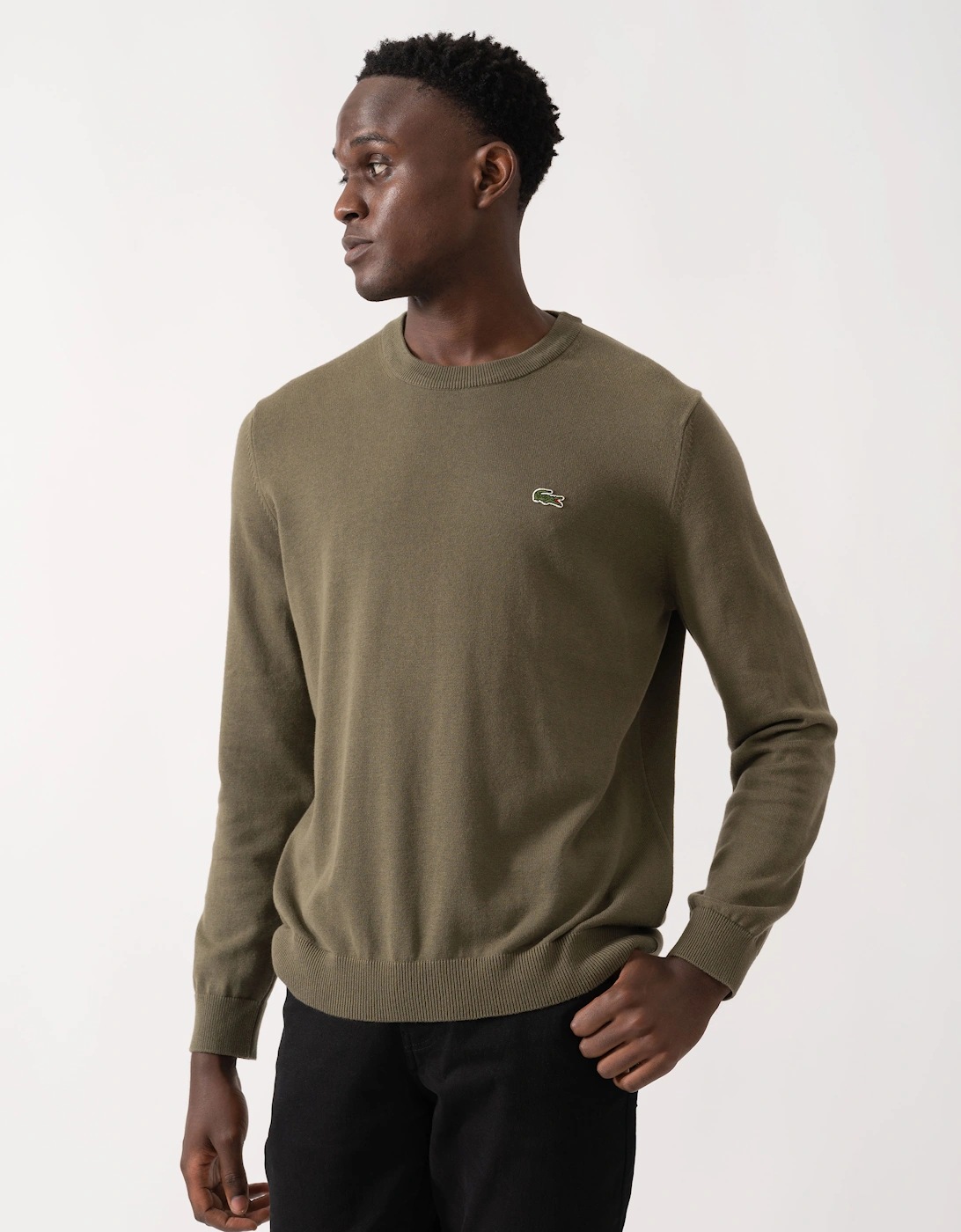 Unisex Organic Cotton Sweater - Olive E9F, 5 of 4