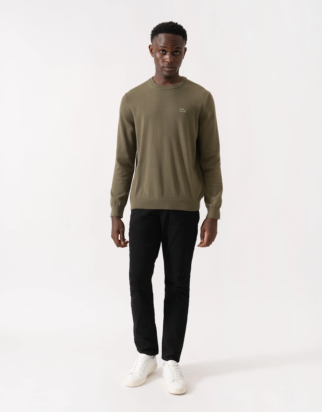 Unisex Organic Cotton Sweater - Olive E9F