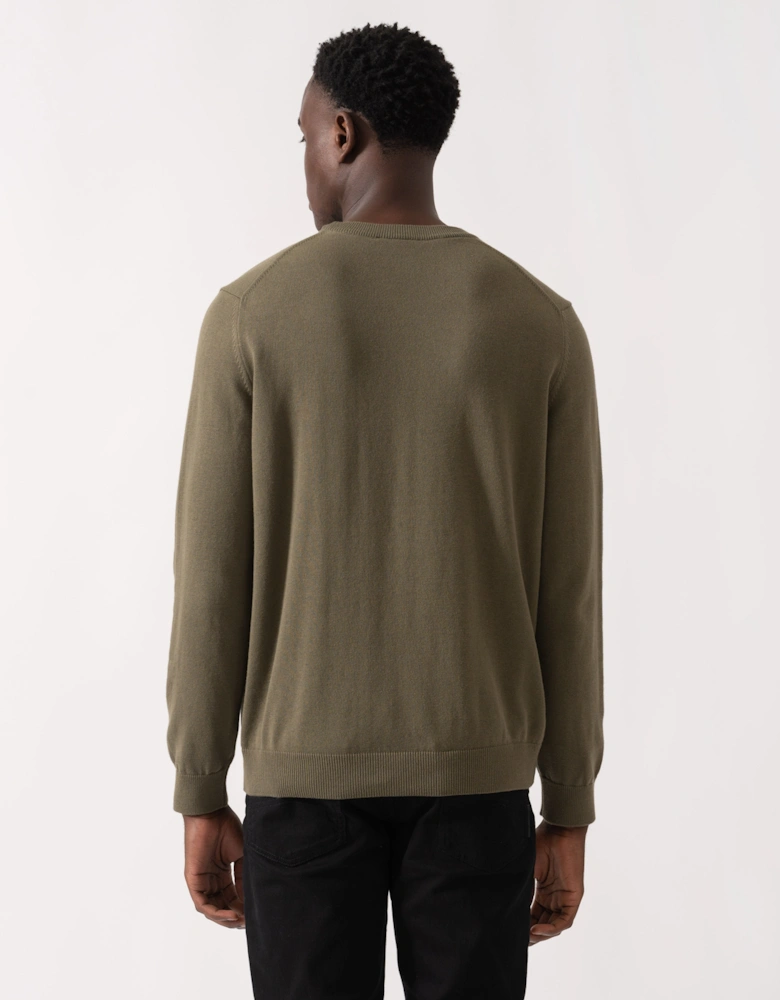 Unisex Organic Cotton Sweater - Olive E9F