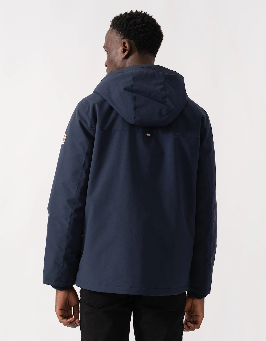 Mens Soft Shell Mid Parka - Navy 11