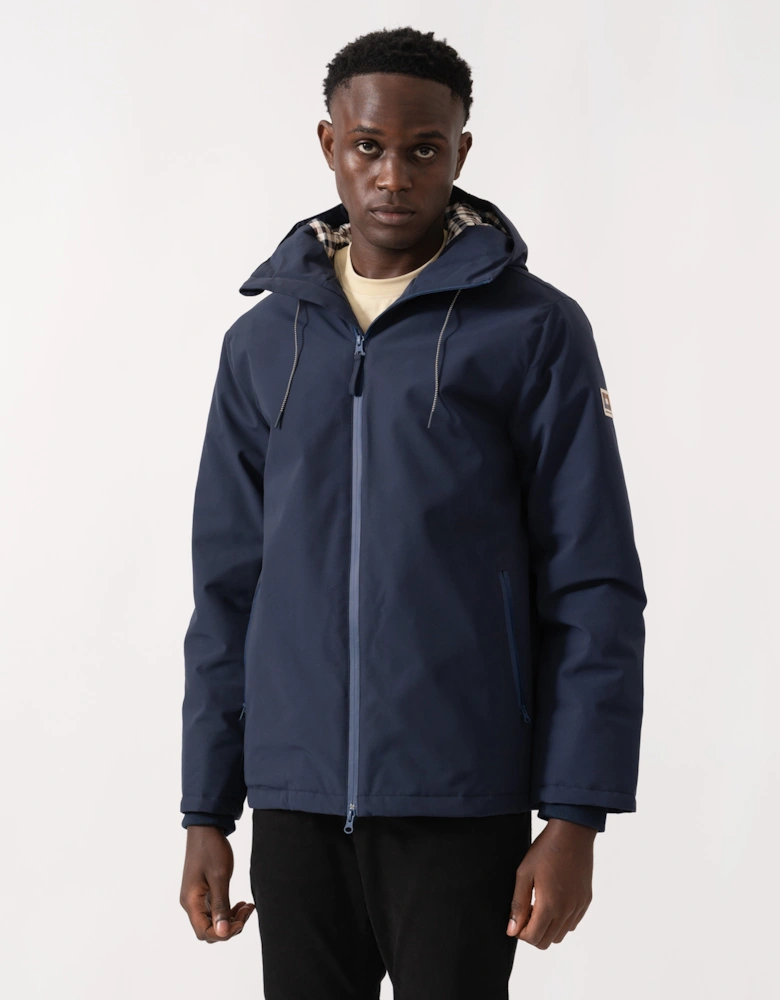 Mens Soft Shell Mid Parka - Navy 11