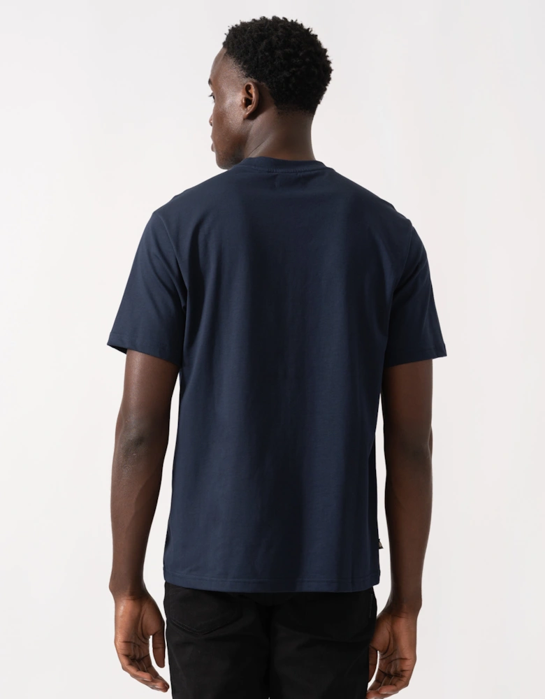 Mens Small Logo T-Shirt - Navy 11