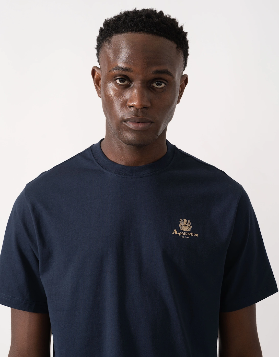Mens Small Logo T-Shirt - Navy 11