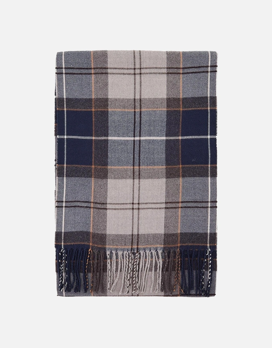 Galingale Tartan Scarf TN38 Grey Midnight Tartan, 4 of 3