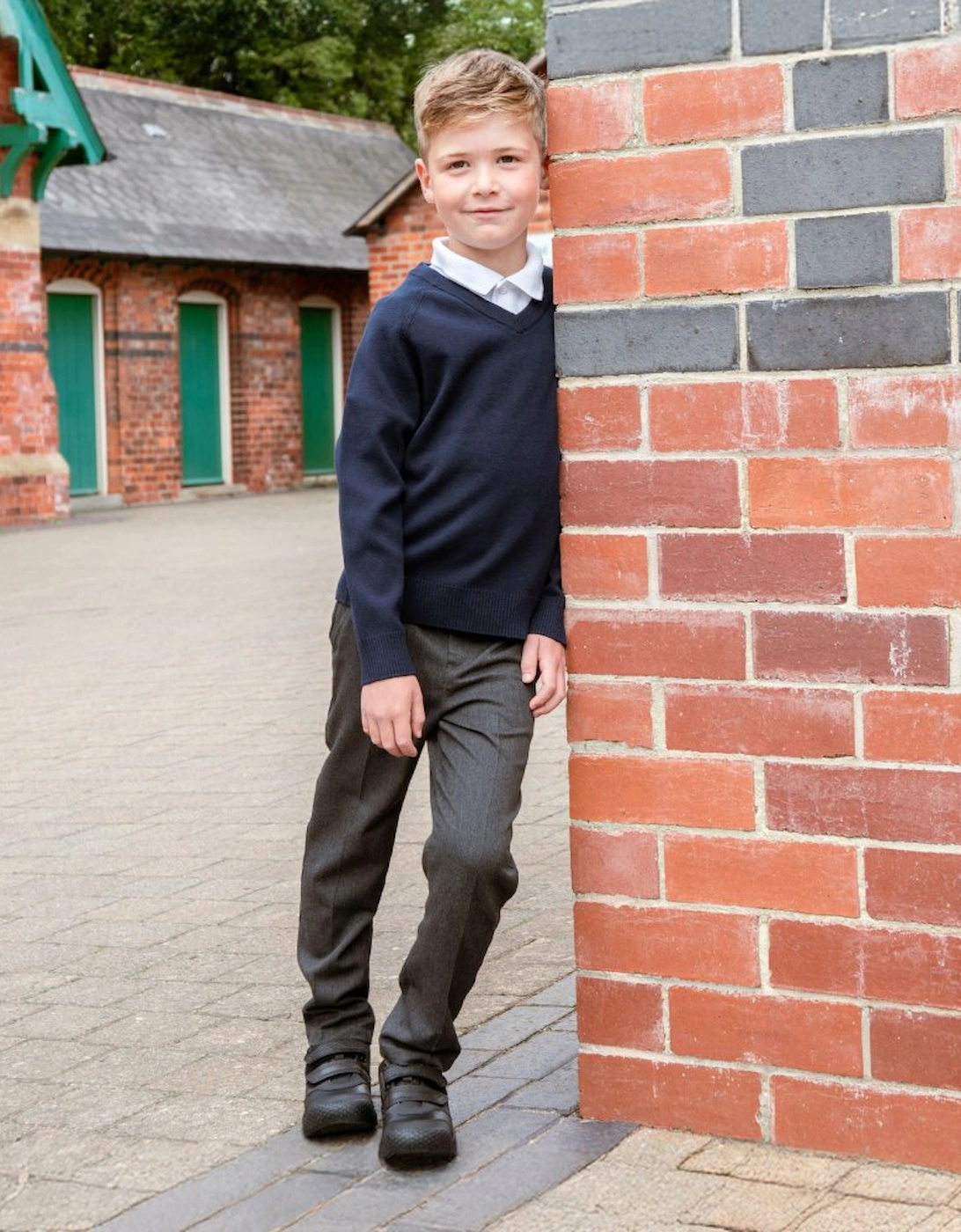 Strike Boys School Shoes