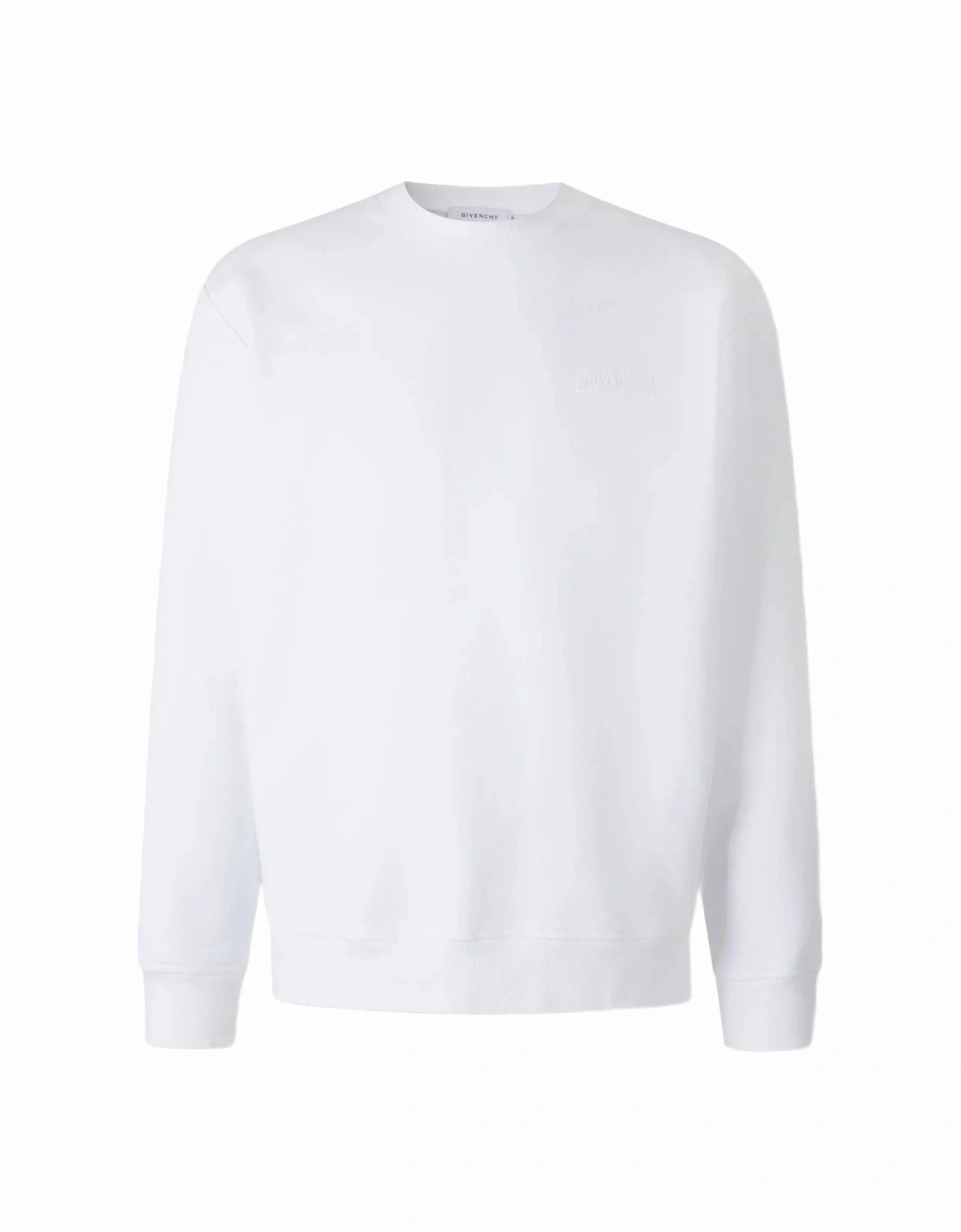 Logo Patch Sweatshirt in White, 4 of 3