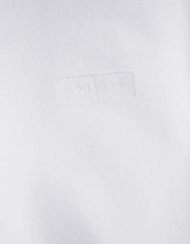 Logo Patch Sweatshirt in White
