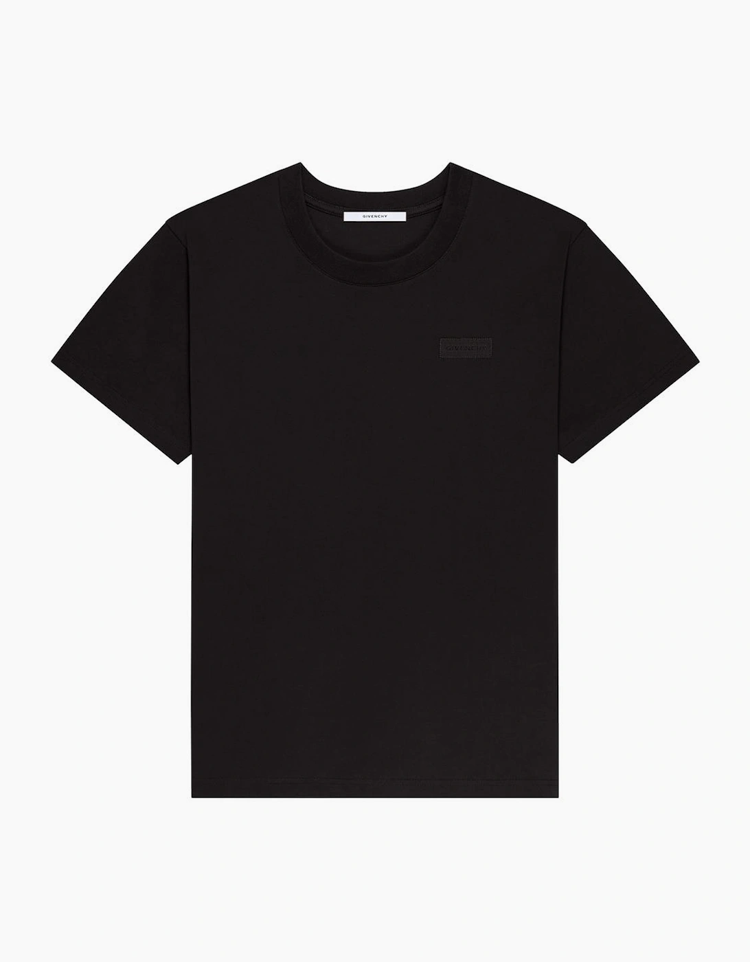 Givenchy Men's Black Logo Patch T-Shirt In  44 Xxl